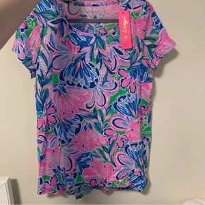 NWT Lily Pulitzer Etta Scoopneck Tunic Top